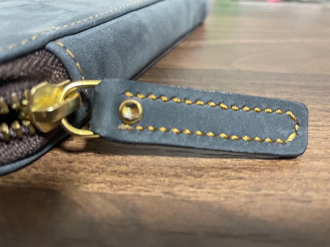 【今だけ！おまけ付き】バハギアペンケース　クレイジーホースレザー　ネイビー