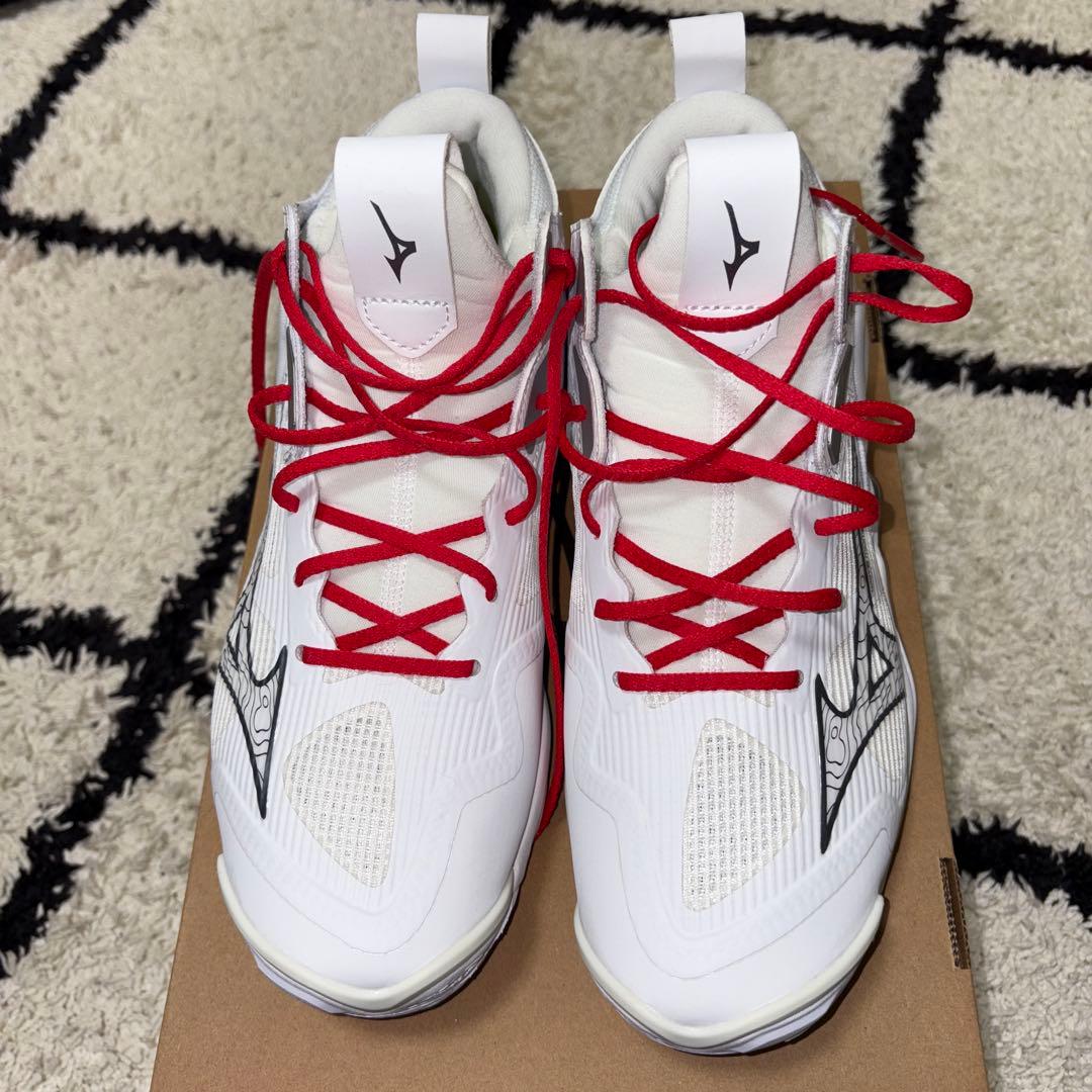 バレーボールシューズ　ミズノウェーブモーメンタム3mid 24.5