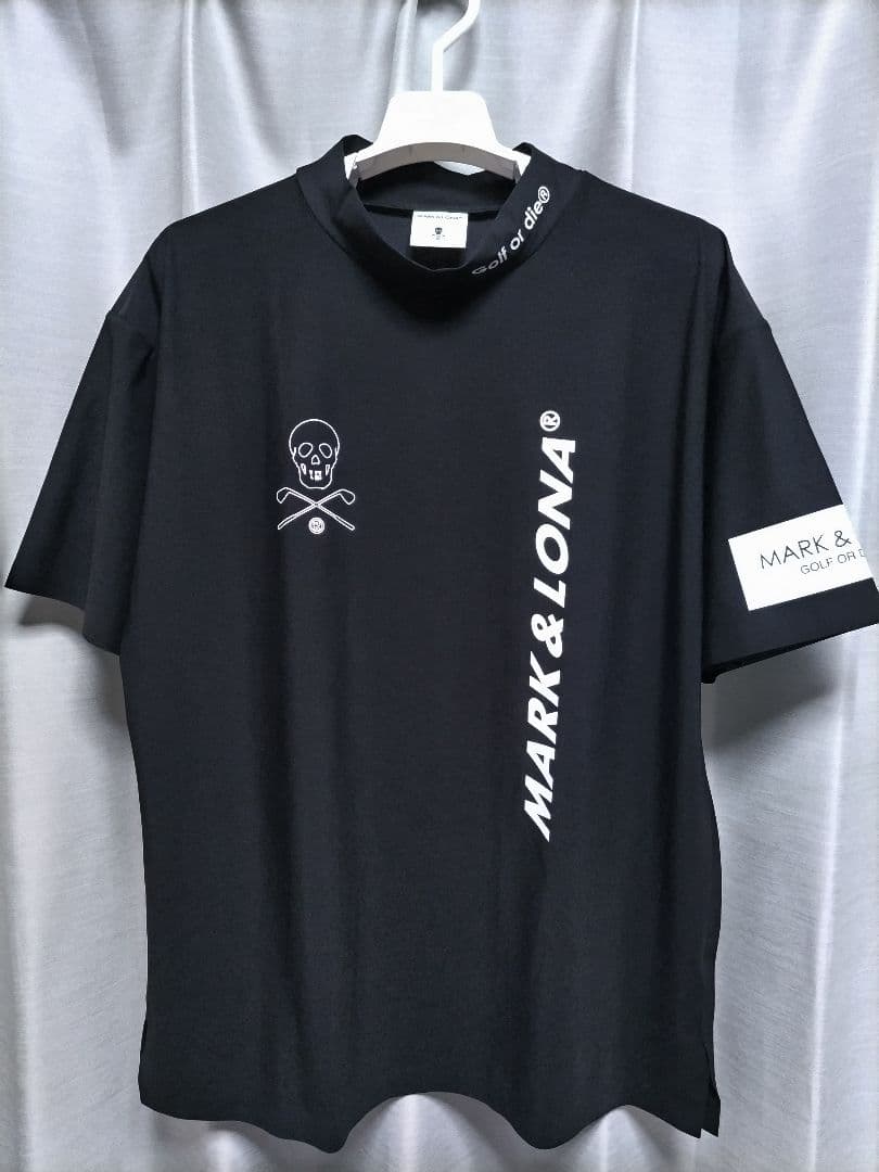 美品　マークアンドロナ　Avenir Tech Mock モックネック　48 黒