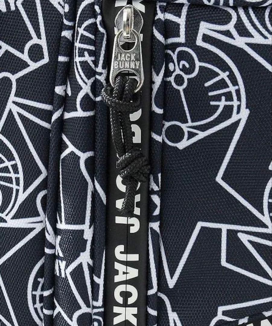 新品 ジャックバニー by パーリーゲイツ 限定 総柄 キャディバッグ ネイビー