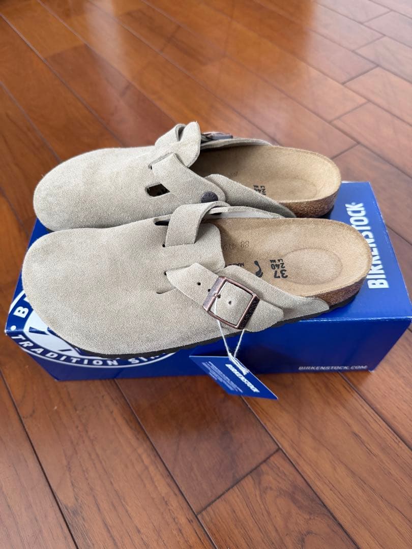 BIRKENSTOCK Boston スエードレザー トープ　37