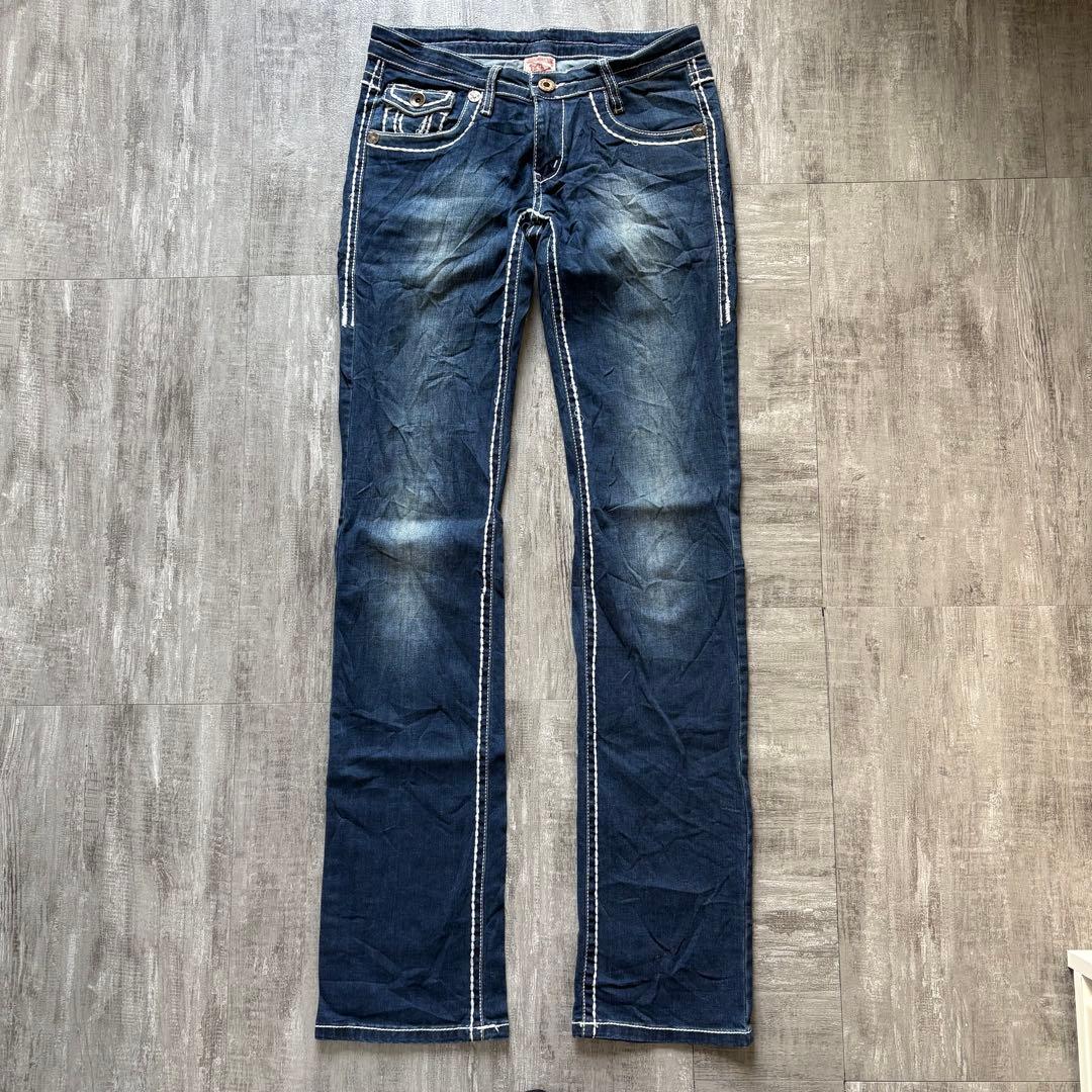 TRUE RELIGION rainbow bobby 白ステッチ 28