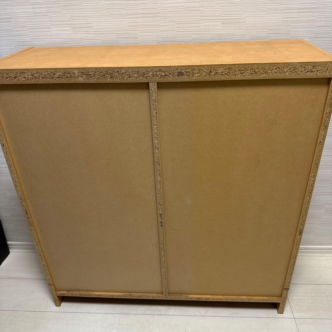 木製本棚 2列4段 ナチュラルカラー