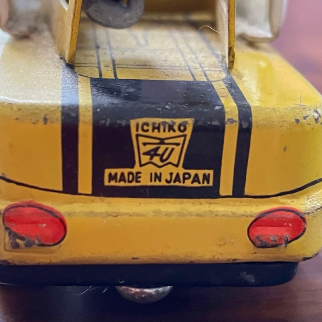 昭和レトロ ICHIKO イチコー ブリキ レッカー車 日本製