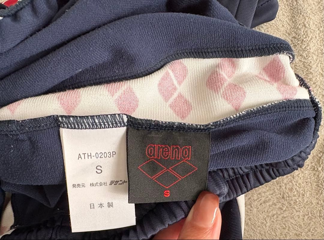 arena アリーナ 上下ジャージ Sサイズ ネイビー