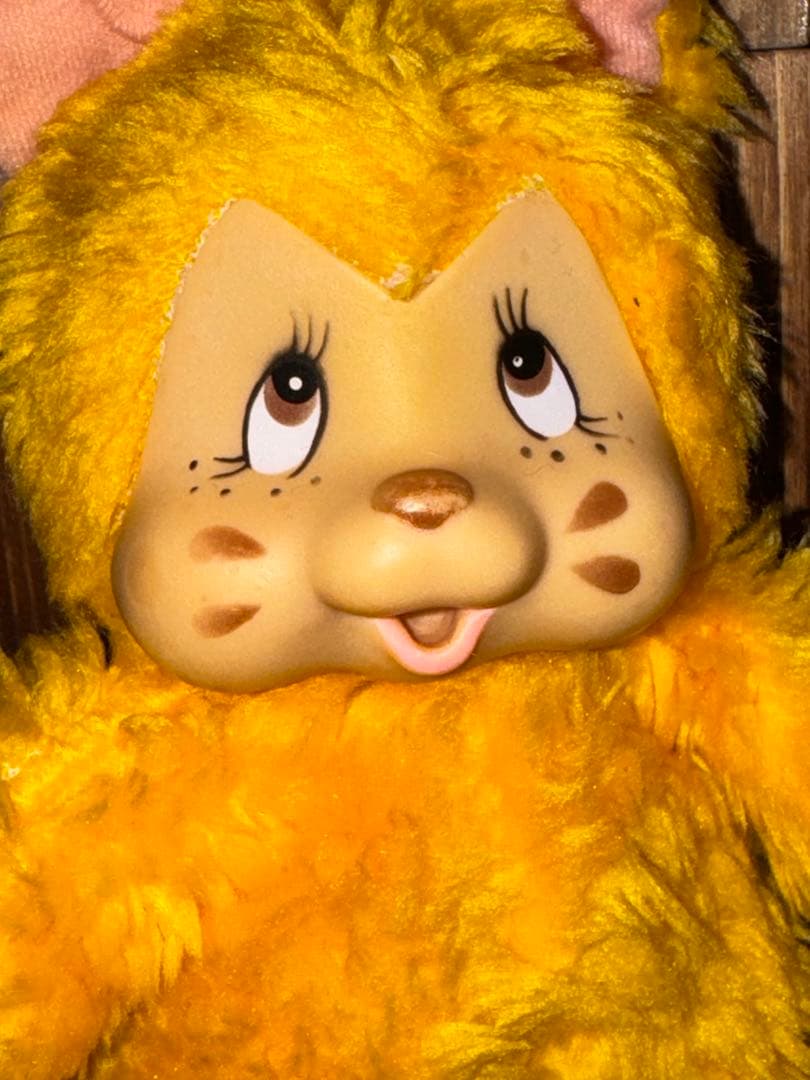 海外製 昭和 レトロ 当時物 ニャーミー 風 モンチッチ 風 人形 ぬいぐるみ