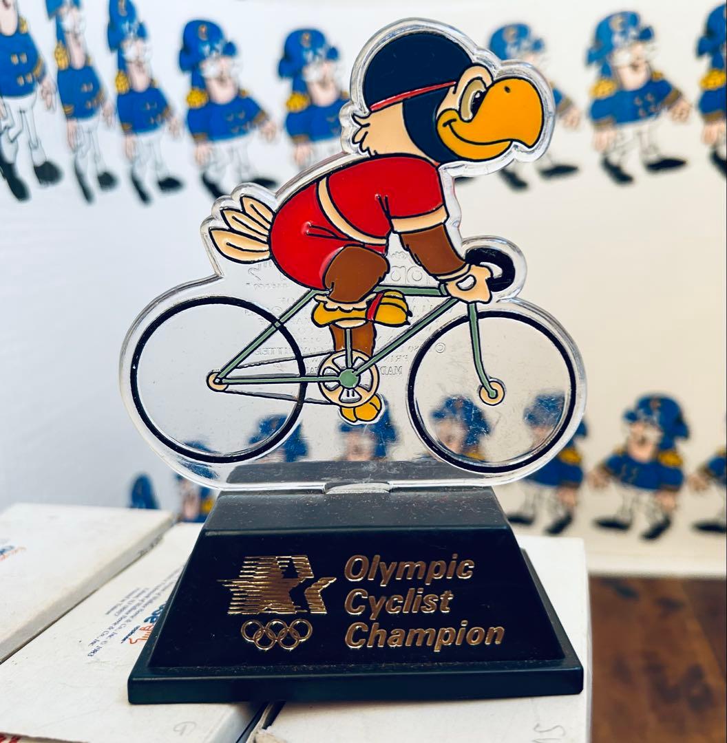 83' ロサンゼルスオリンピックマスコット イーグルサムトロフィー 5種セット