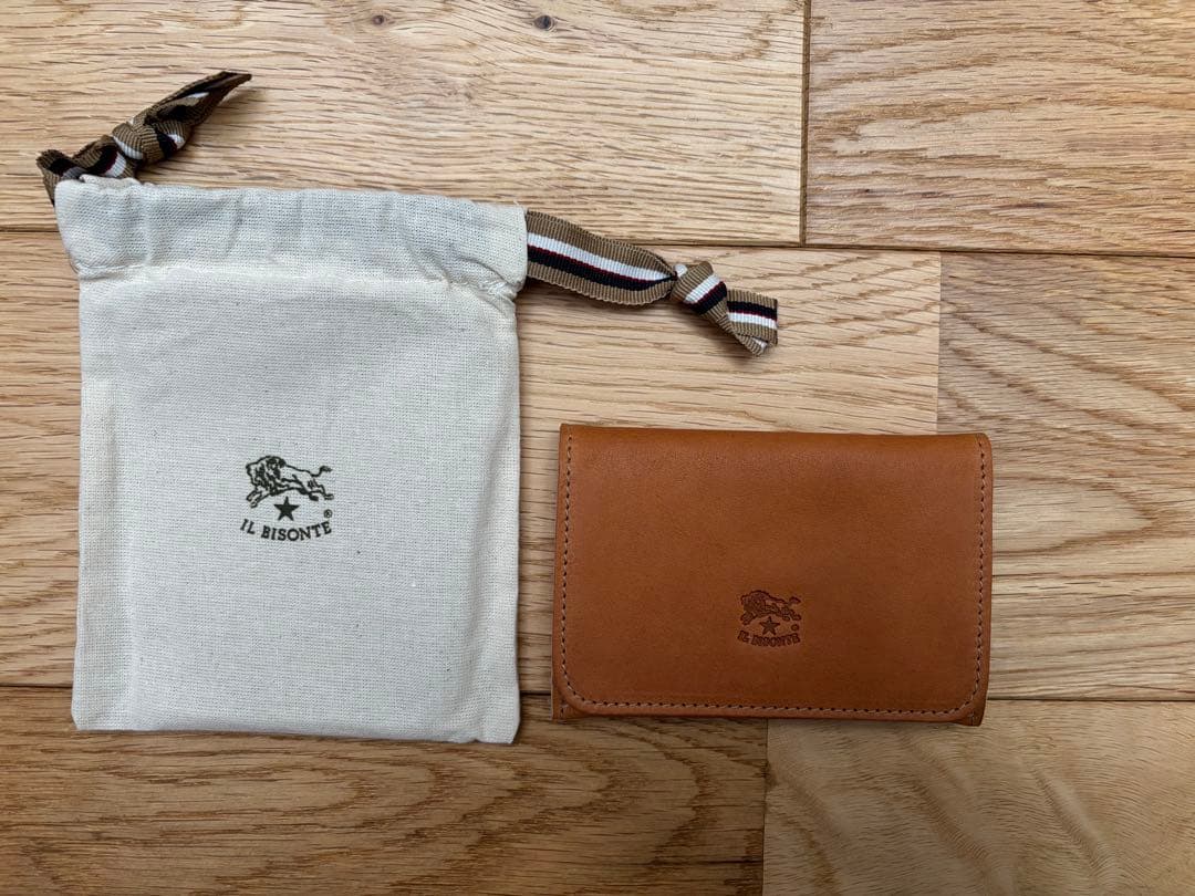 IL BISONTE 名刺入れ ブラウン