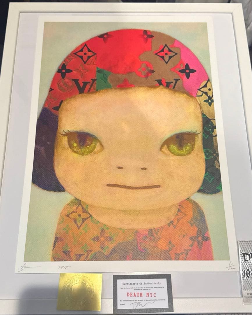 DEATH NYC 世界限定100枚　現代アートポスター　奈良美智　ヴィトン