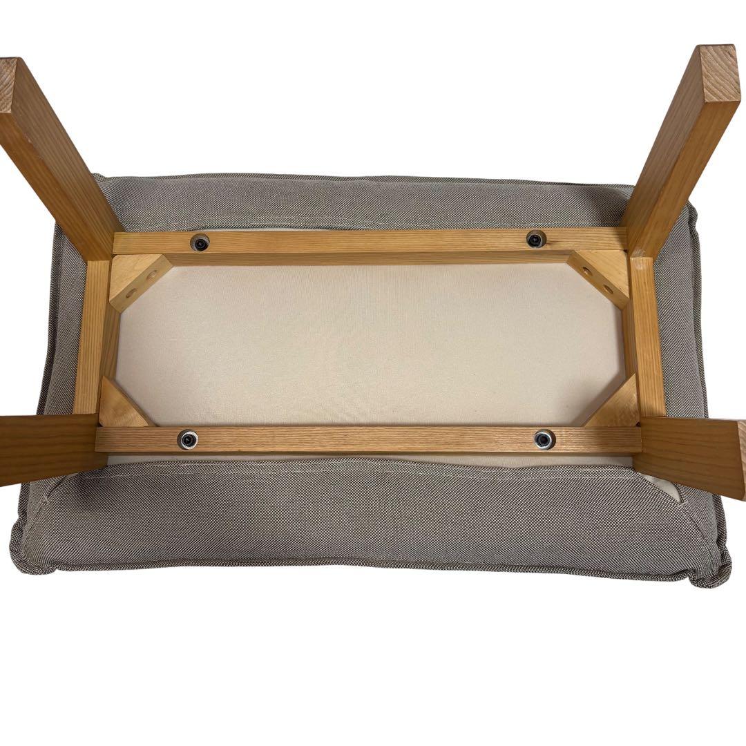 【美品】無印良品　ハイバックリクライニングソファ用「オットマン」