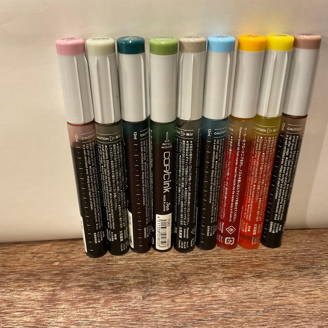 美品！Copic Sketch コピックインク43本+専用ケース 72本用