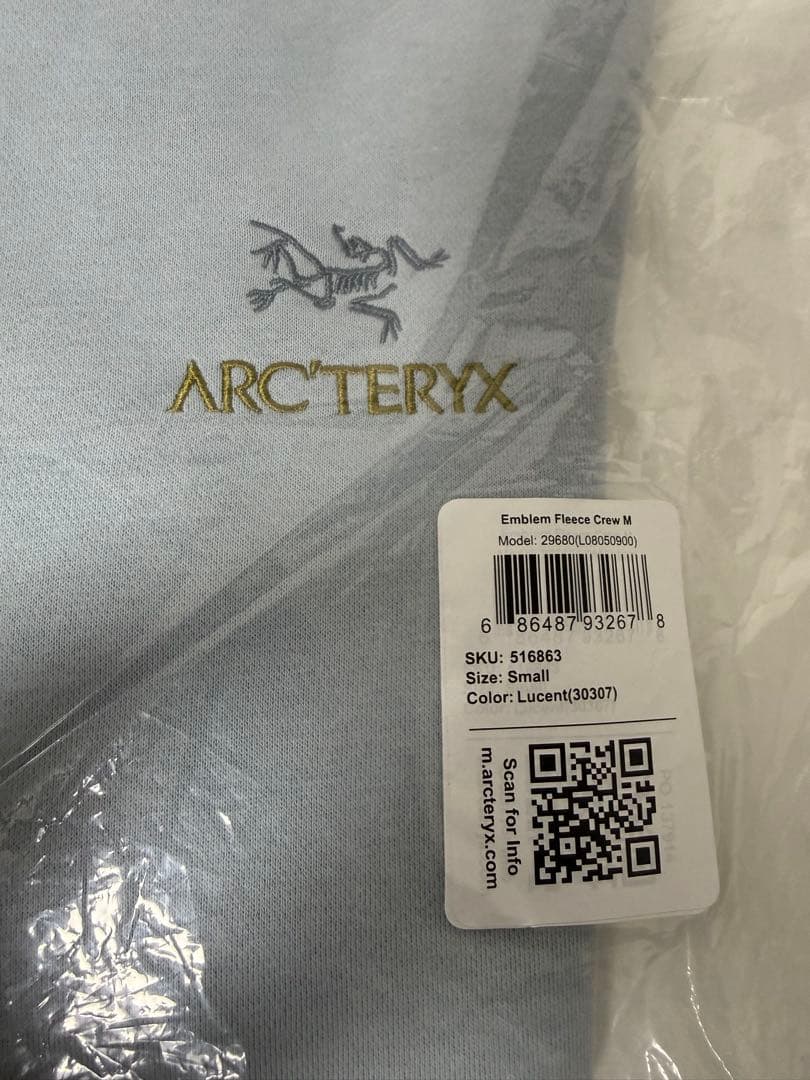 アークテリクス　エンブレム フリース クルー Sサイズ