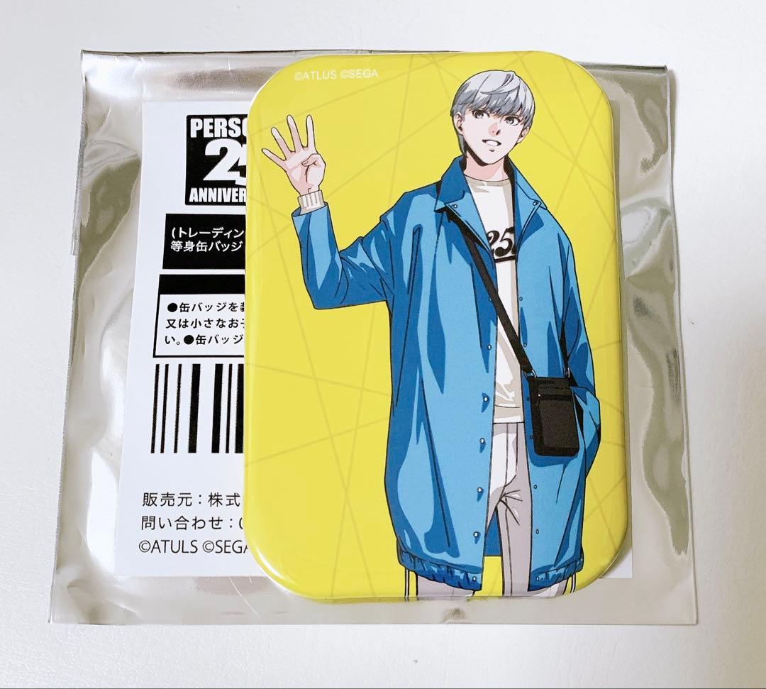 ペルソナ4 25th 缶バッジ 主人公 スイパラ persona4 P4