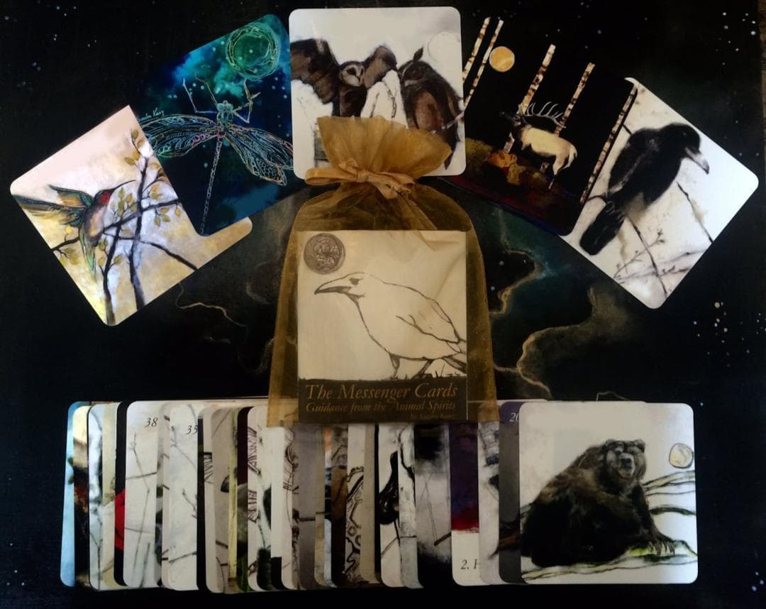 【正規品オラクルカード】激レア✨カナダのアーティスト作✨動物の精霊のデッキ