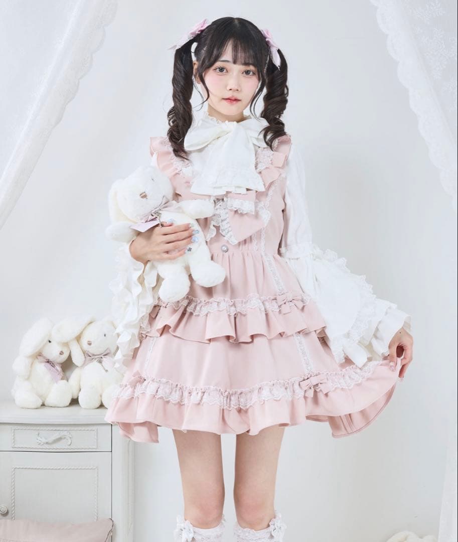 DearMyLove ジャンスカ ロリィタ ピンク Mサイズ