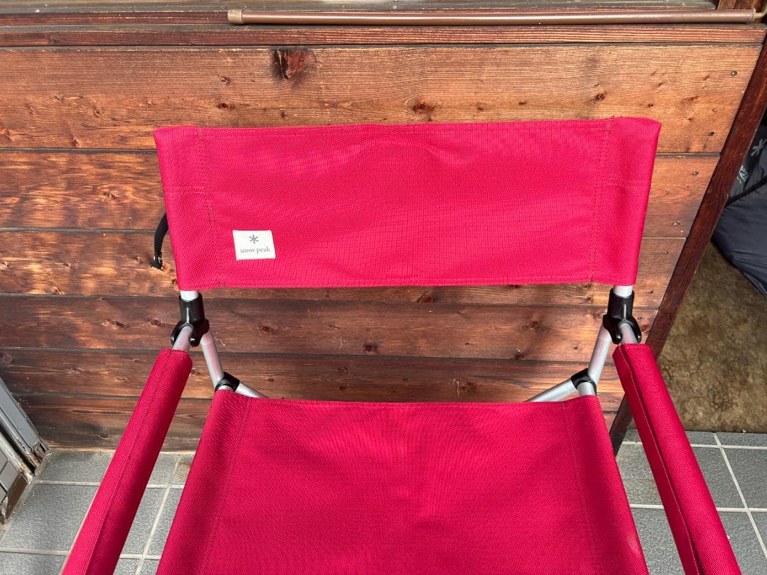 スノーピーク　 FDチェア レッド　2脚セット（B）