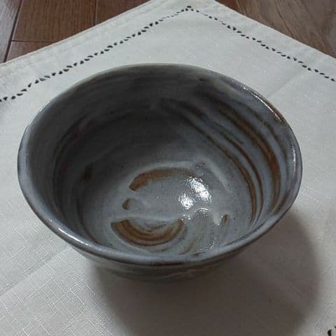 抹茶茶碗 佐久間藤太郎 益子焼 共箱あり