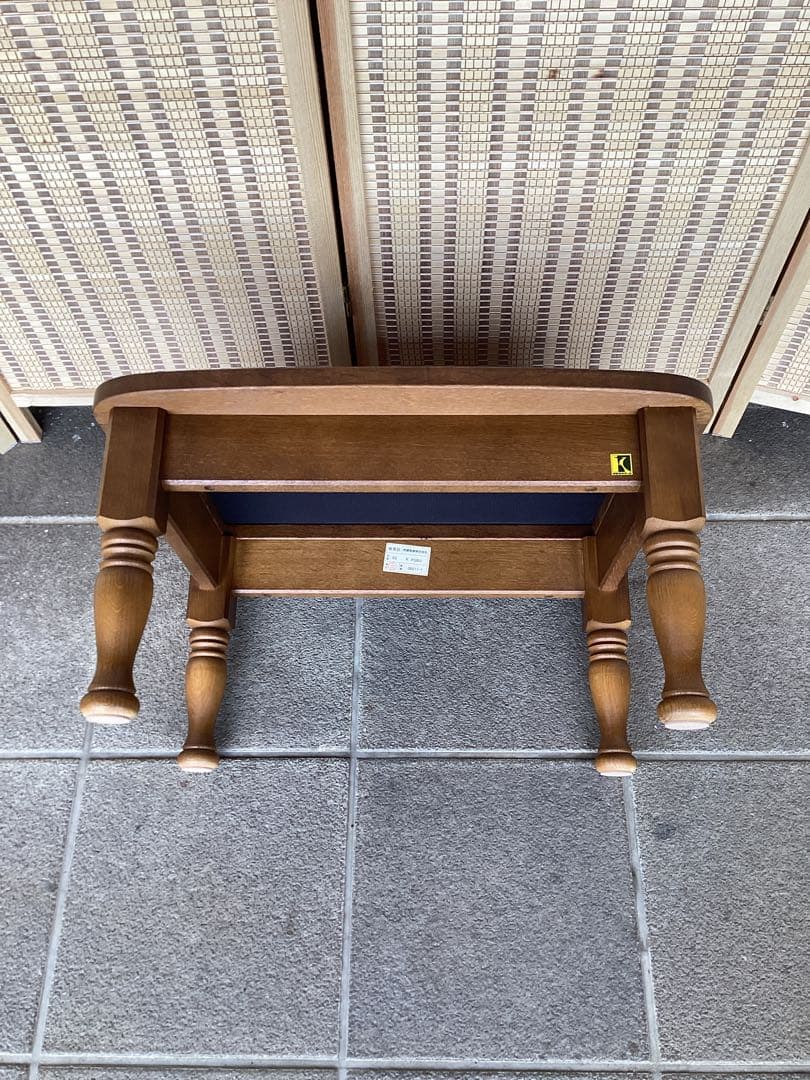 飛騨家具　キツツキマーク　穂高シリーズ　オットマン　スツール