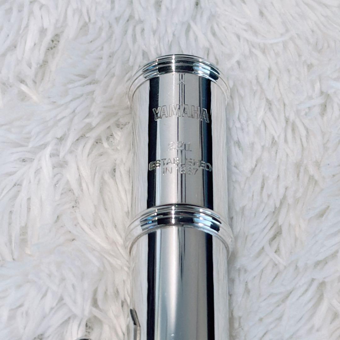 【磨き済】YAMAHA YFL-221 フルート 後期モデル Eメカ 銀メッキ