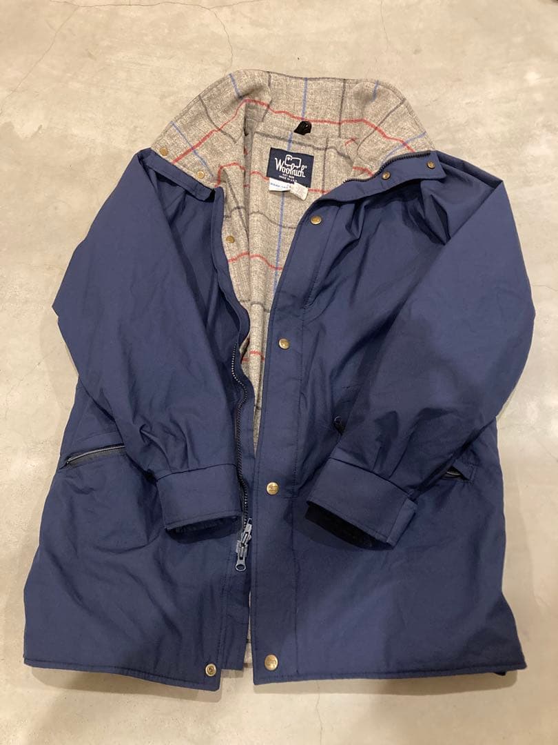 Woolrich コート USA製 GORE-TEX 古着 ナイロン 80s