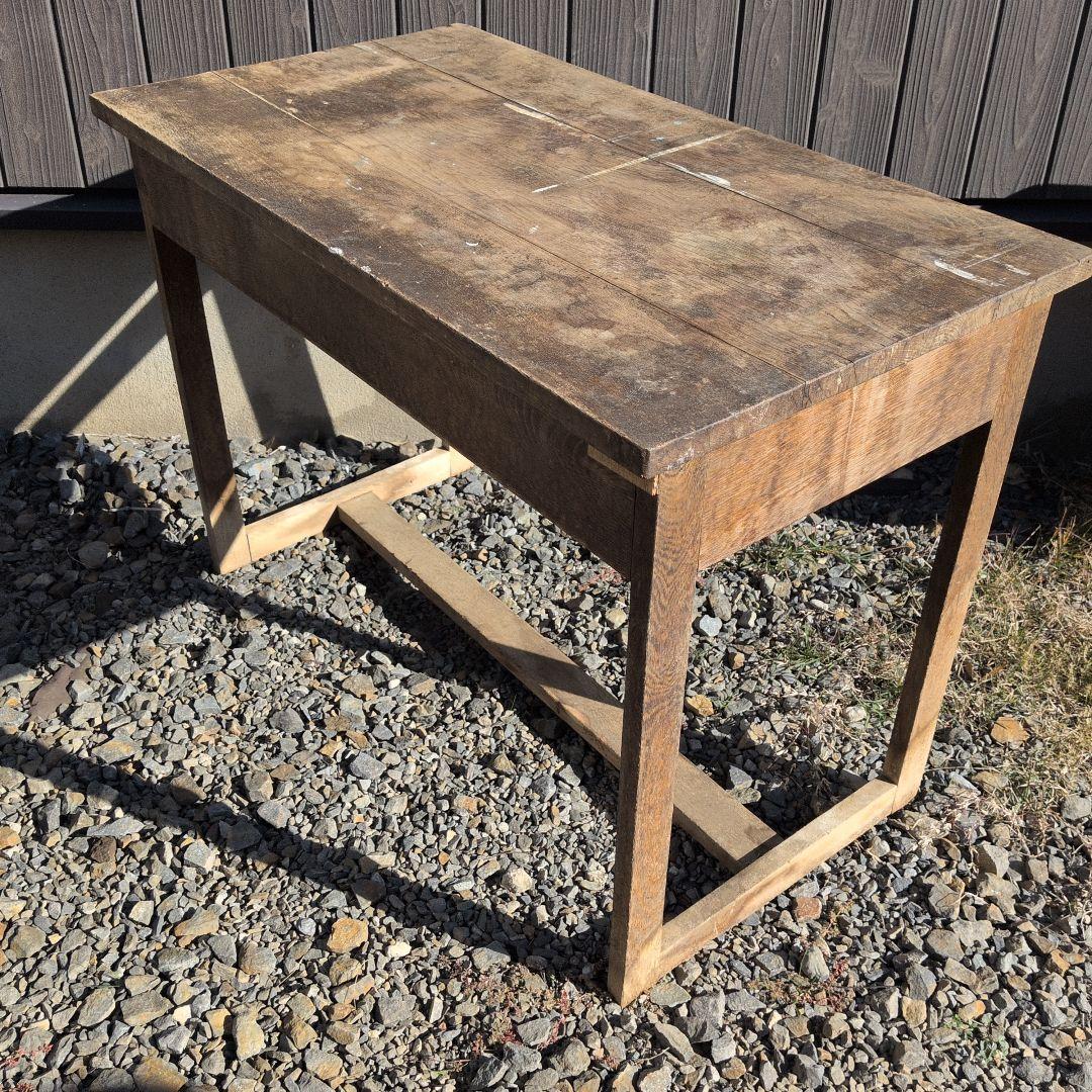 木製 文机 引き出し レトロ家具 アンティーク 学習机