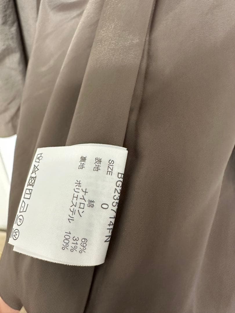 バンヤードストーム　ベージュ フード付き モッズコート