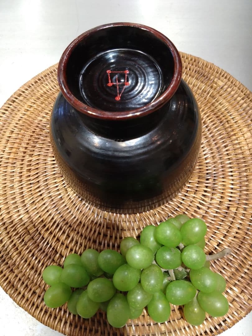 漆椀　角偉三郎　合鹿椀　共布、共箱付き　五ツ星