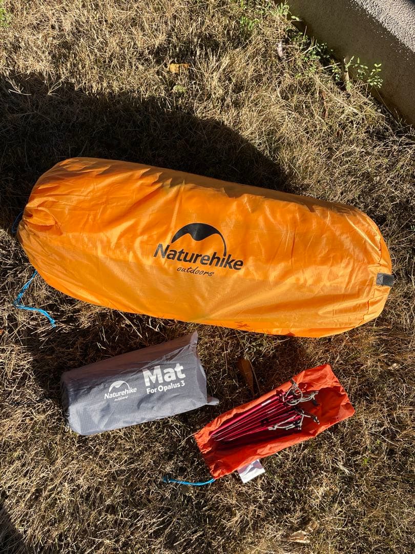 Naturehike opalus3 3人用テント （専用グランドシート付）