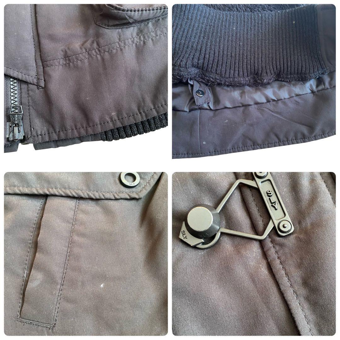 SLY N3B ファーモッズコート 平成 y2k フェアリーグランジ ダークコア