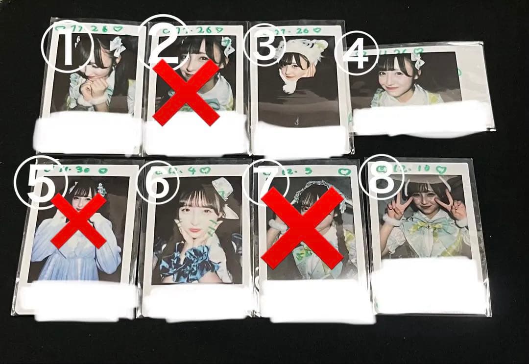 iLiFE 若葉のあ サインあり　コメありチェキ　まとめ売り