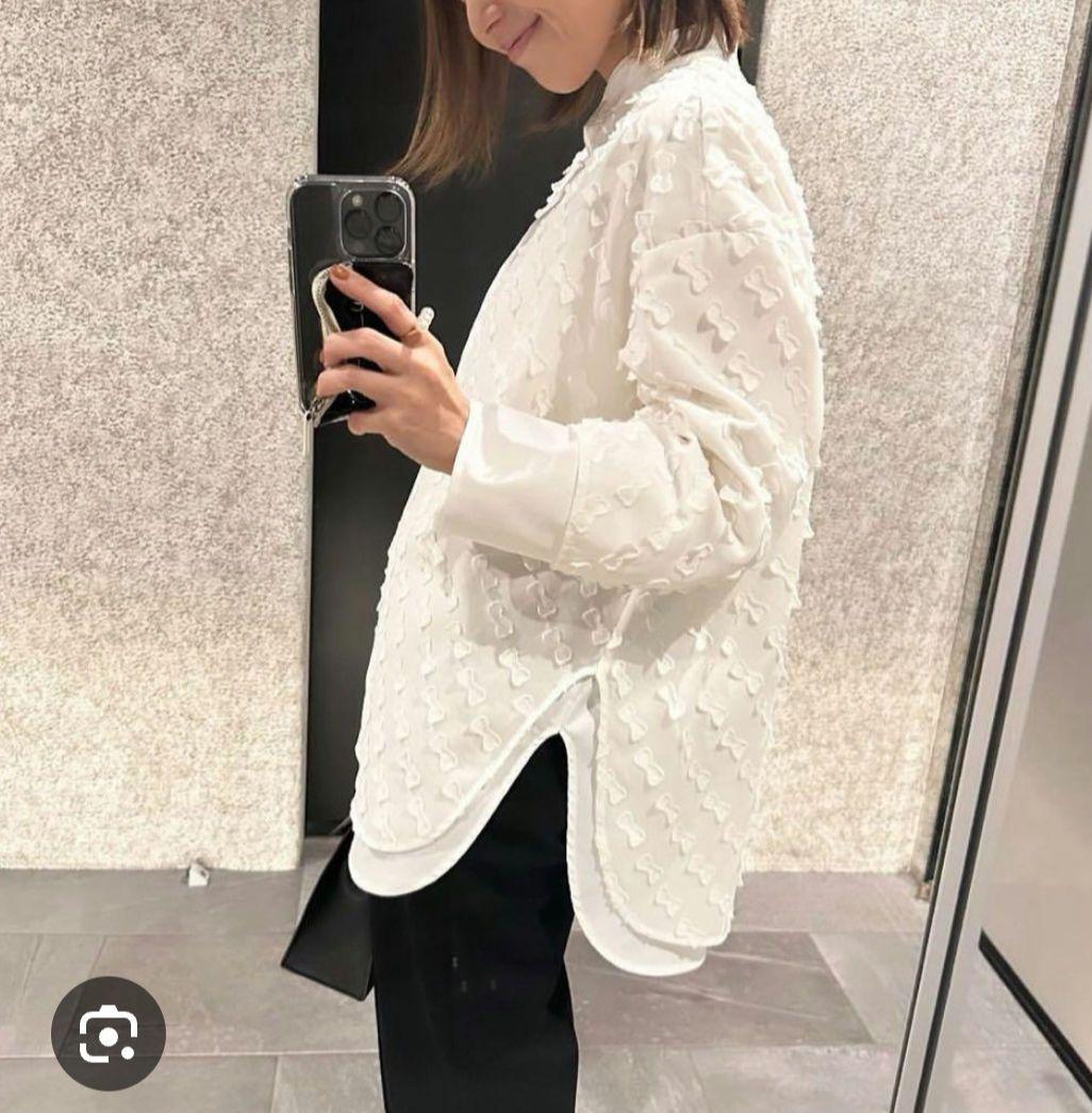 yori shirocon ヨリ シロコン キティリボンレイヤードブラウス