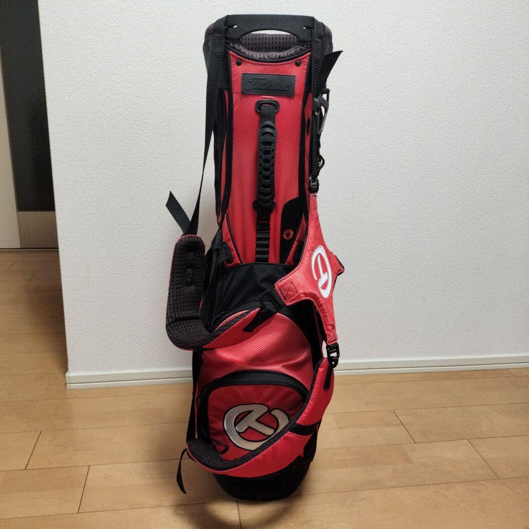 限定品 ミルドパター キャディバッグ 赤　正規品