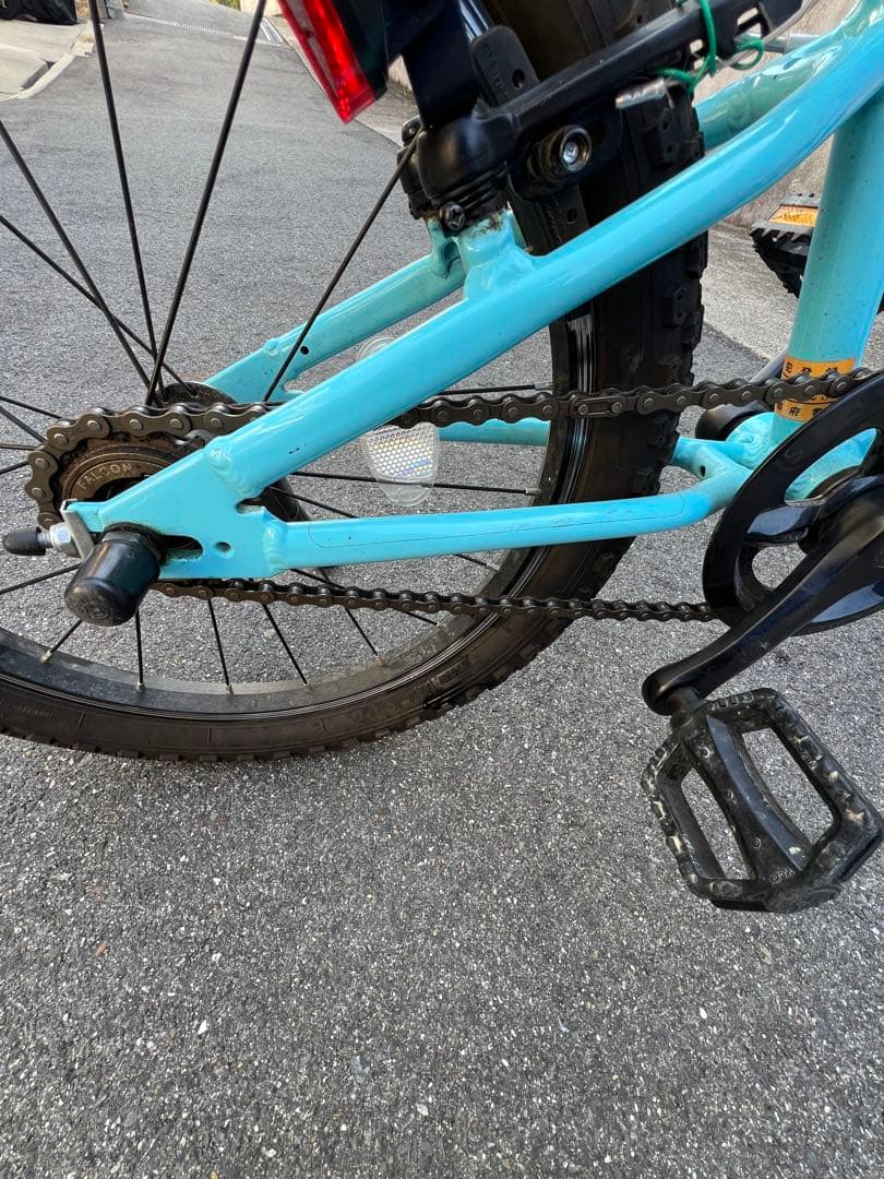 【京都手渡し希望】ヨツバサイクル　マウンテンバイク　自転車　キッズ18インチ