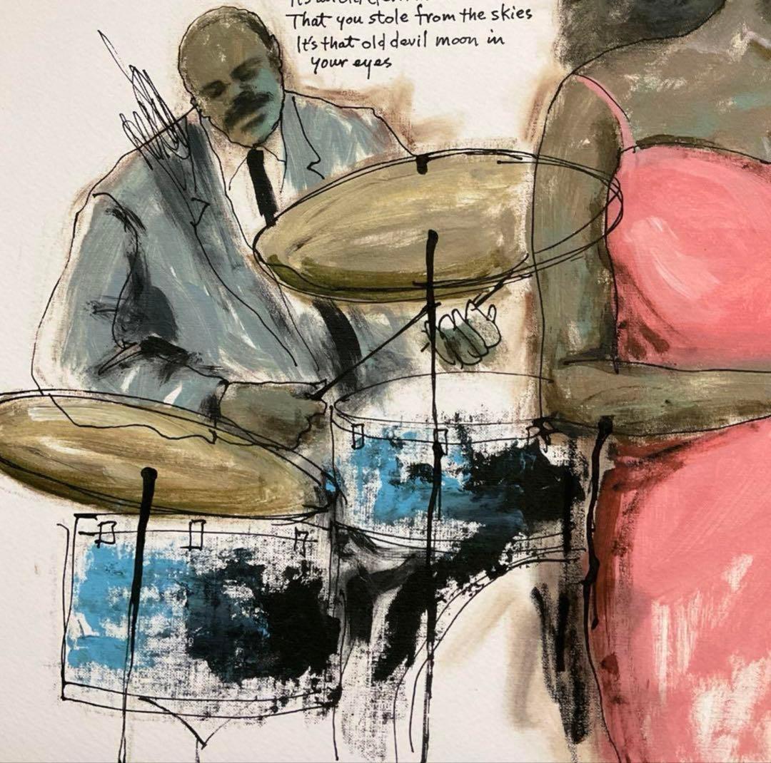 絵画・額縁・版画・津田耕・Swing・JAZZシリーズ・美術品・インテリア・雑貨