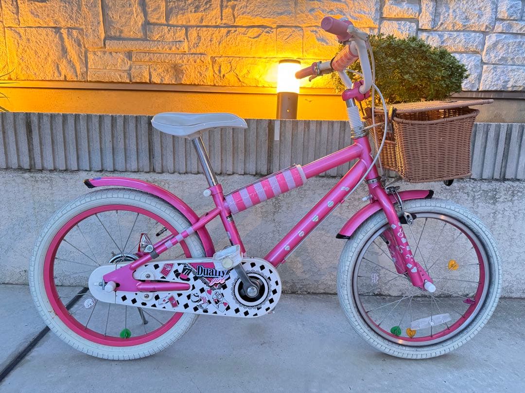 デューリーガール 18SE-J ワンダーピンク　自転車　18インチ　女の子