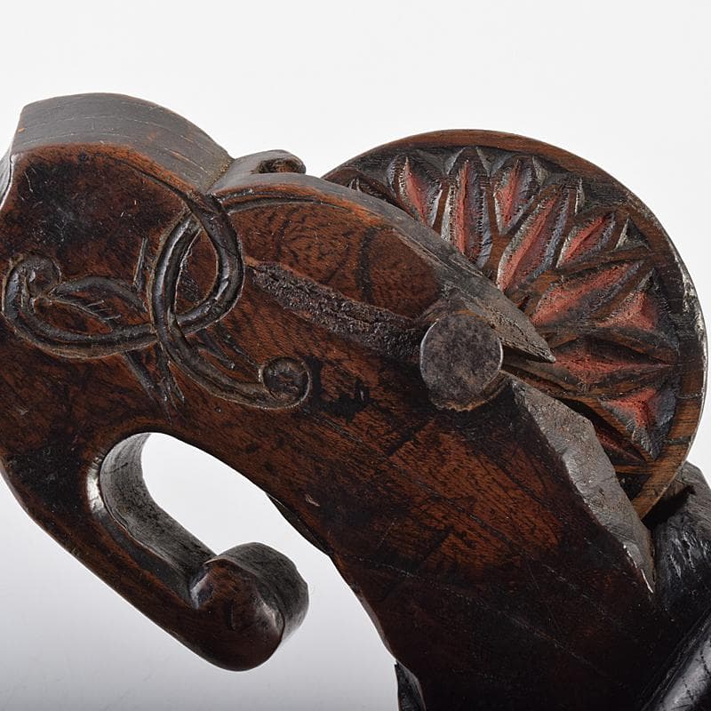 古民具　大工道具　木彫　墨壷　C　R7567