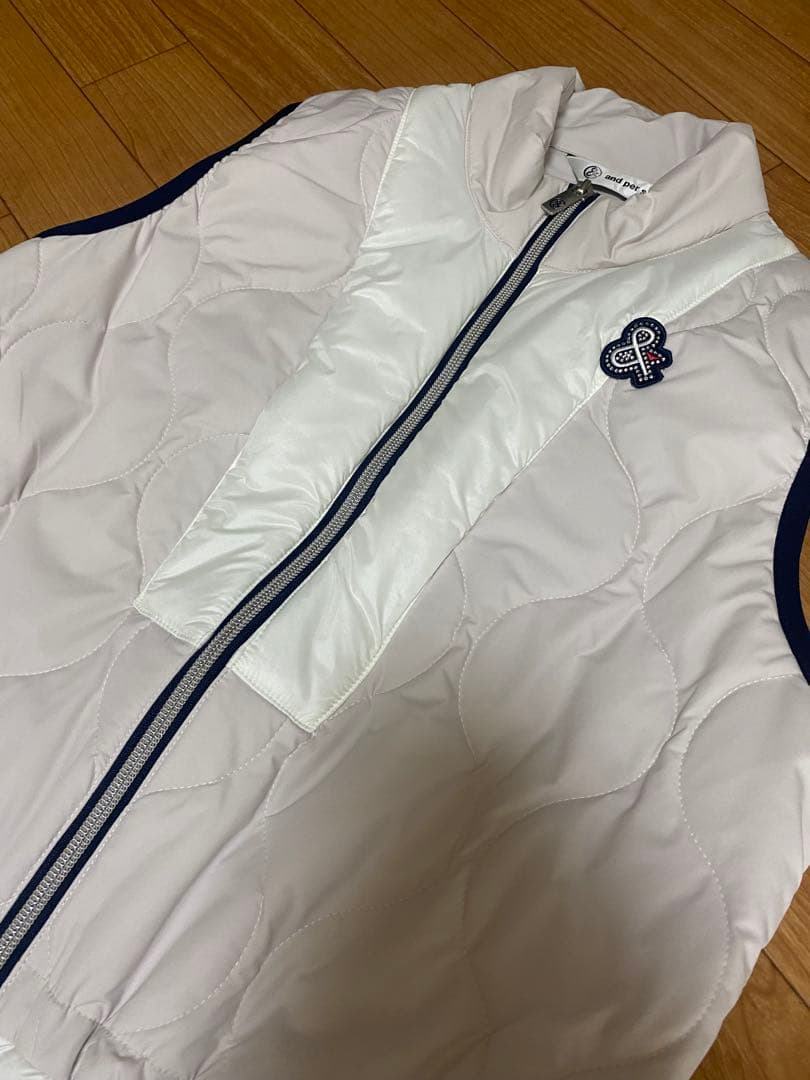 美品⭐︎and per seアンパスィ　ノースリーブベストワンピースＬキャロウェイ