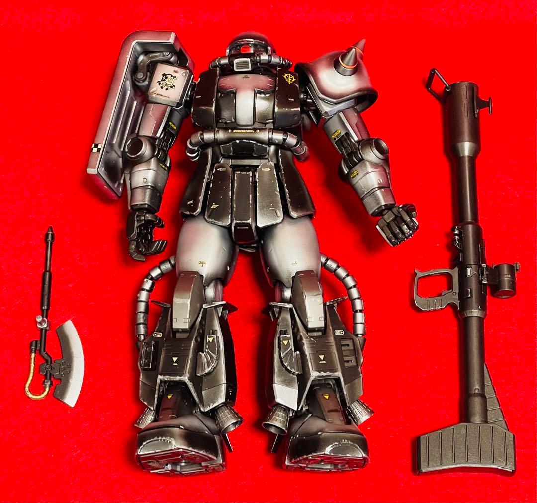 機動戦士ガンダム　ザク　プラモデル　ガンプラ　塗装済み