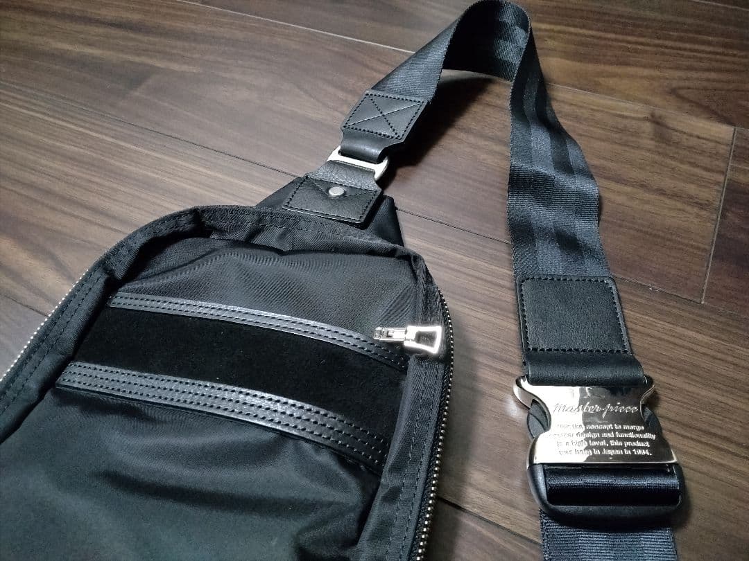 master-piece Density ショルダー スリング バッグ 黒