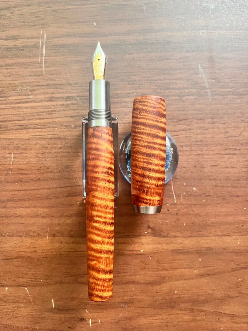 工房楔 クローズドエンド楔 ハワイアンコア F ペリカン モンブラン