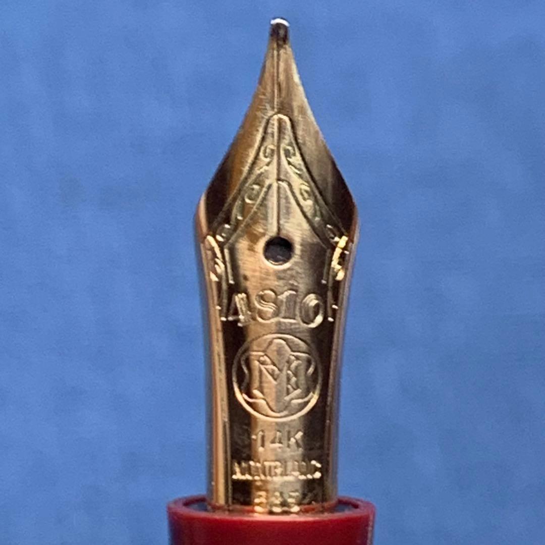 【良品】モンブラン　114 モーツァルト　14K F 万年筆
