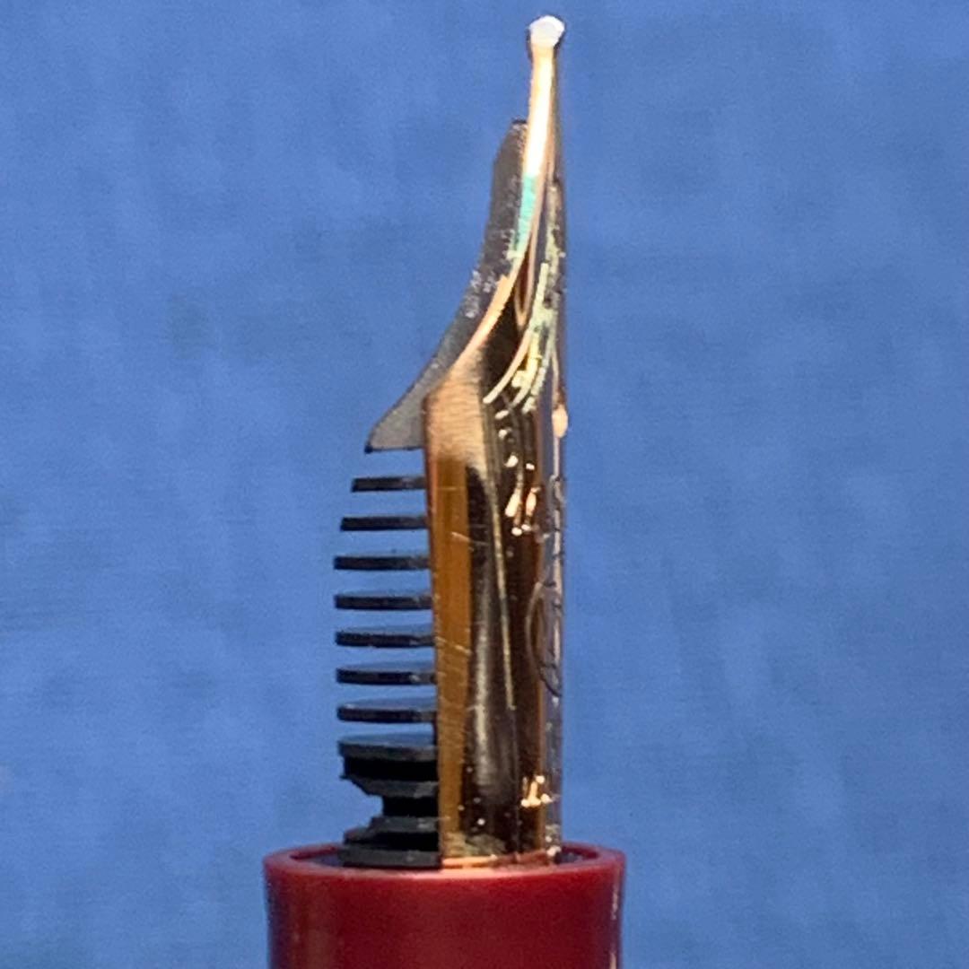 【良品】モンブラン　114 モーツァルト　14K F 万年筆