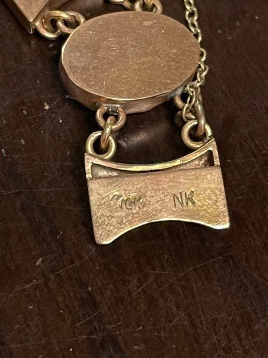 14K イタリア製 カメオブレスレット