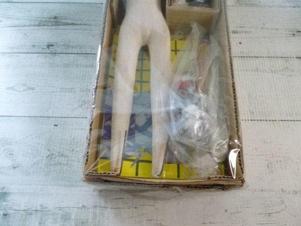激レア　超珍品　昔の専門学校で使用された人形作成キット　未使用品　現状品