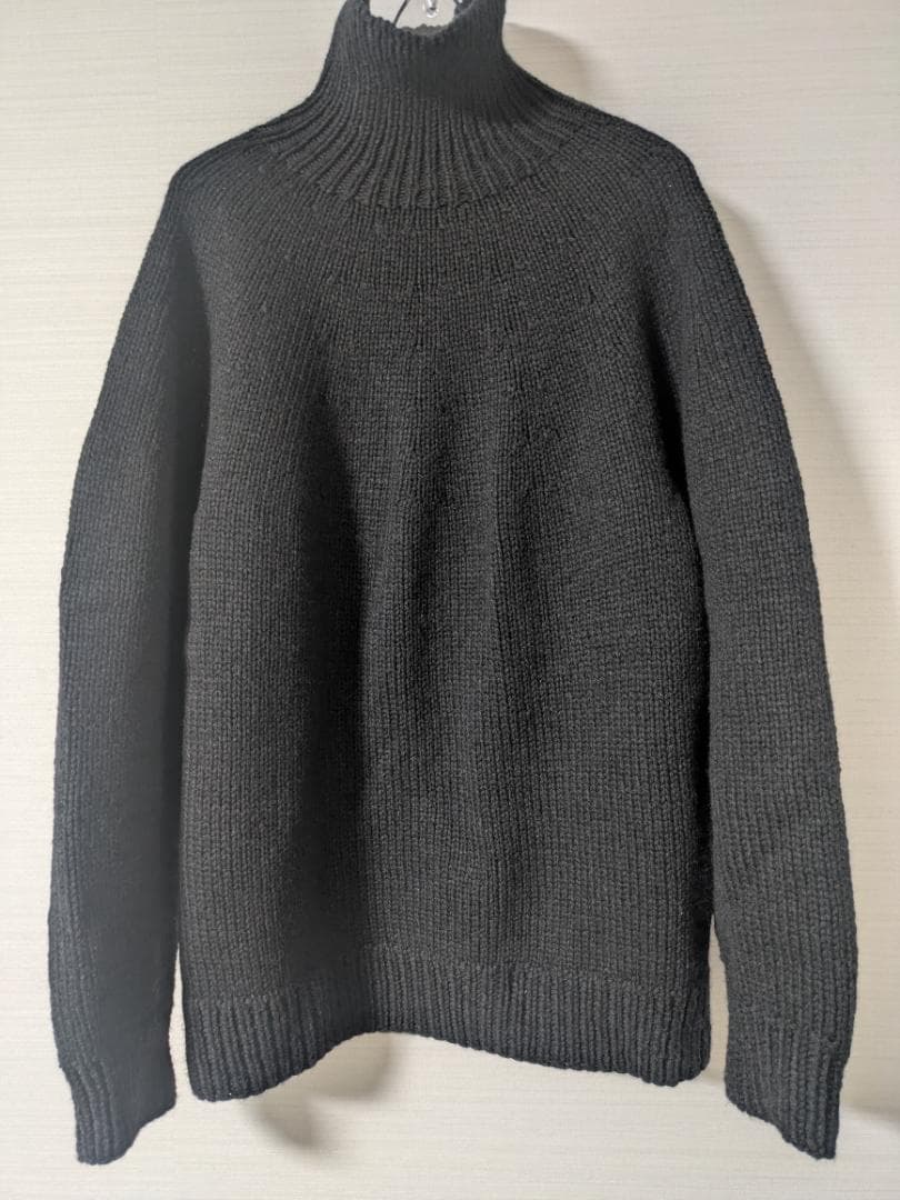 COMOLI カシミヤ和紙 タートルネックニット 25AW