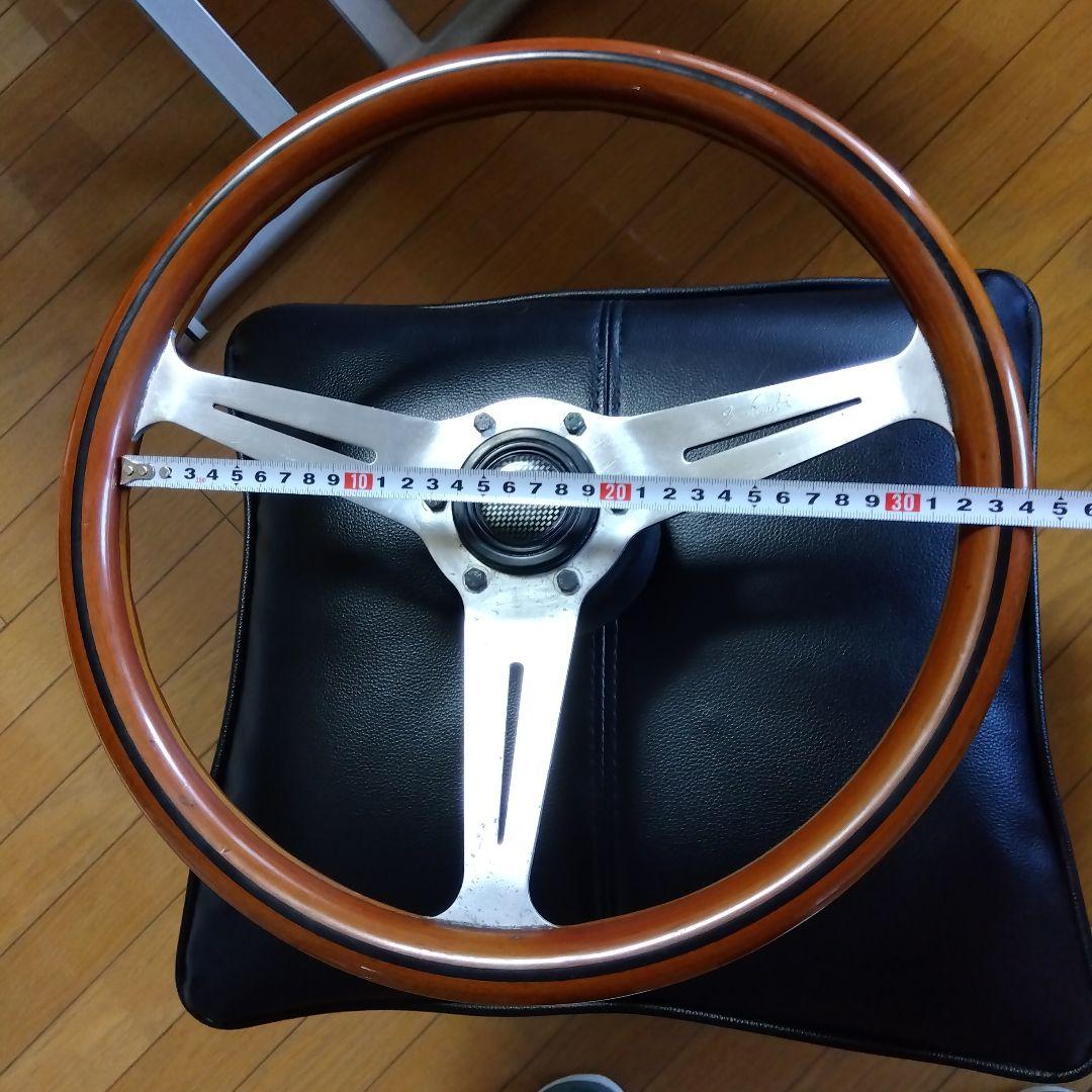 ８０年代　イタリア製　ナルディ木目クラッシック　ステアリング