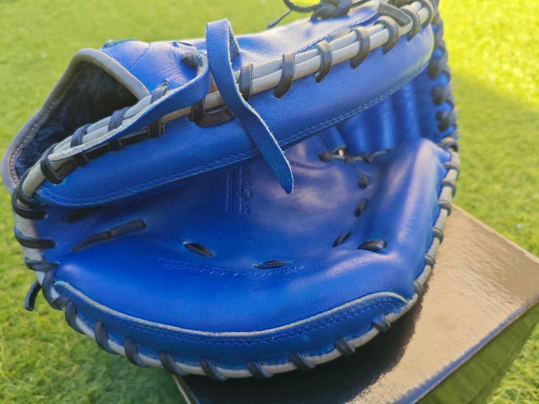 ZETT プロステイタス少年軟式用キャッチャーミット小林誠司モデルブルー　ゼット