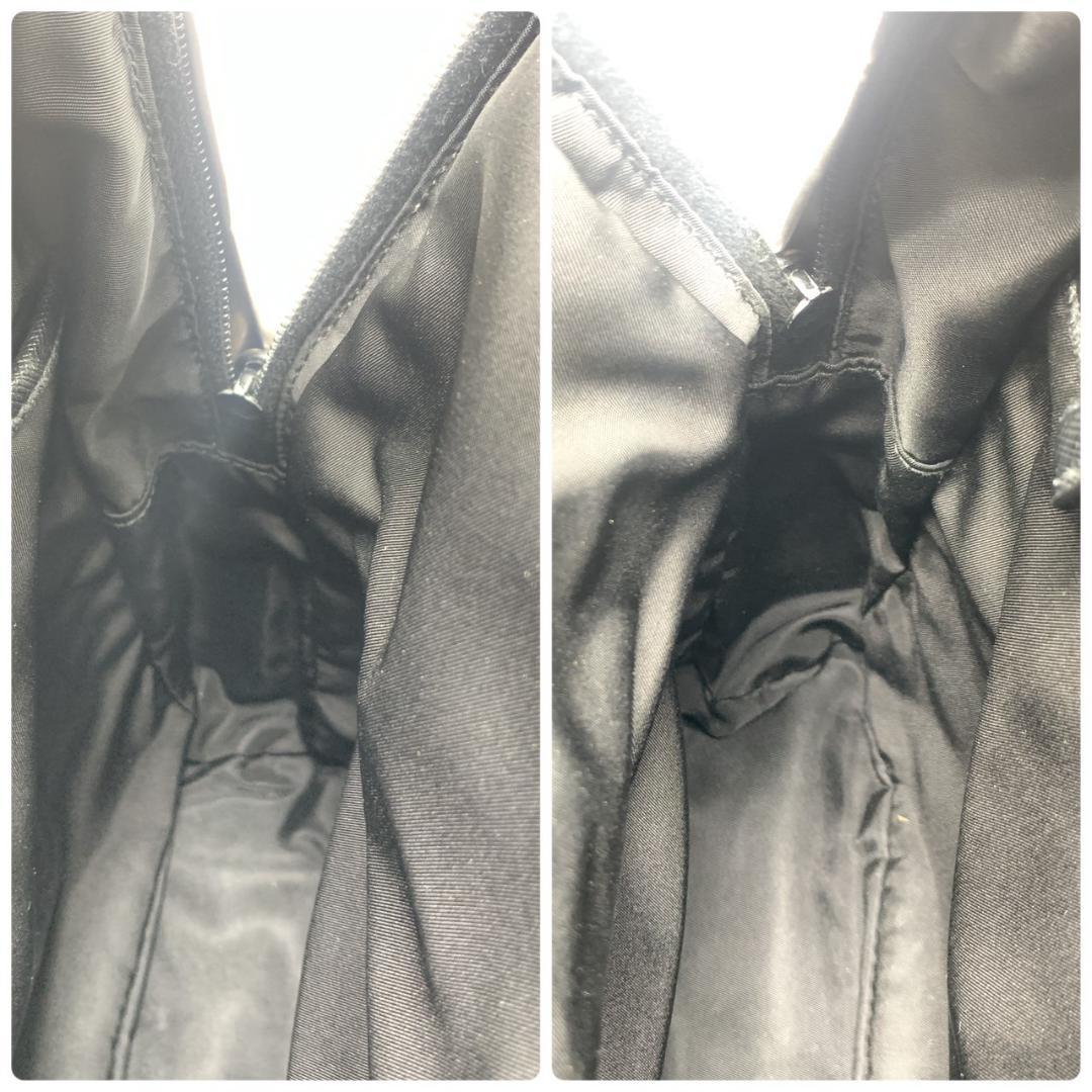 プラダ PVC ナイロン ボディバッグ ワンショルダー 1BZ026 シルバー