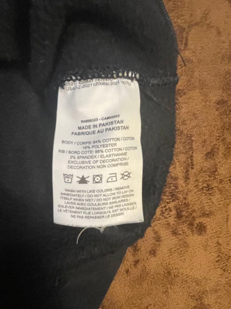 【NIKE×STUSSY】コラボ スウェット ブラック　L