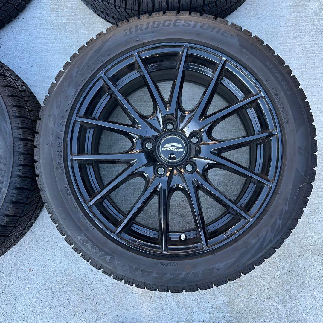 【2シーズン】 ブリヂストン スタッドレス VRX-2 17インチ ホイール付き